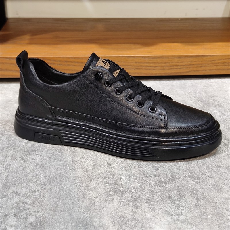 稀缺 捡漏男士黑色休闲鞋一脚蹬系带潮流皮鞋断码处理百搭平板鞋,流行男鞋,休闲板鞋,淘宝优惠券,粉丝福利购,淘宝优惠卷