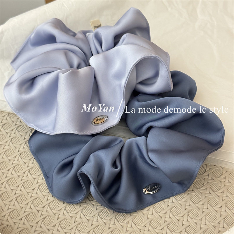 韩版简约字母标纯色布艺大肠发圈高级设计感头绳气质百搭发绳头花,饰品/流行首饰/时尚饰品新,发饰,淘宝优惠券,粉丝福利购,淘宝优惠卷