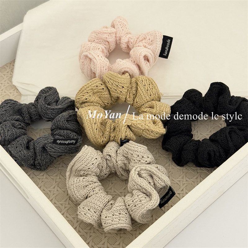 韩版时尚针织小肠发圈2026新款扎马尾皮筋高级感头花气质头绳发绳,饰品/流行首饰/时尚饰品新,发饰,淘宝优惠券,粉丝福利购,淘宝优惠卷