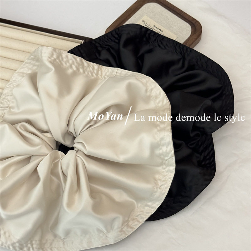韩版纯色大帽檐布艺大肠发圈高级感头绳优雅百搭发绳简约气质头花,饰品/流行首饰/时尚饰品新,发饰,淘宝优惠券,粉丝福利购,淘宝优惠卷