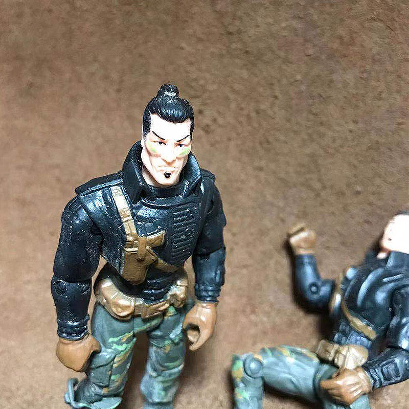 lanard 仿真人偶模型玩具 人物微拍 场景摆件 3.75寸关节可动兵人