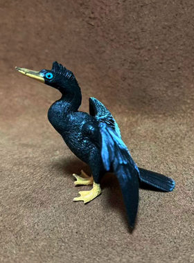 safari 仿真模型 儿童玩具 场景摆件 飞鸟 小鸟  鸬鹚