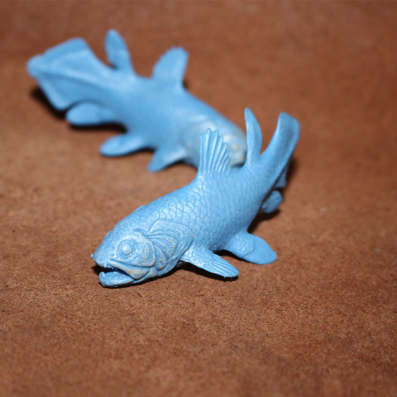 safari 仿真动物塑胶模型玩具摆件 海洋生物微拍场景 深海腔棘鱼