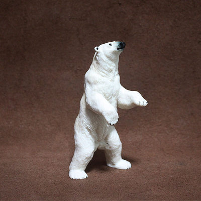 国产北极熊塑胶模型野生动物