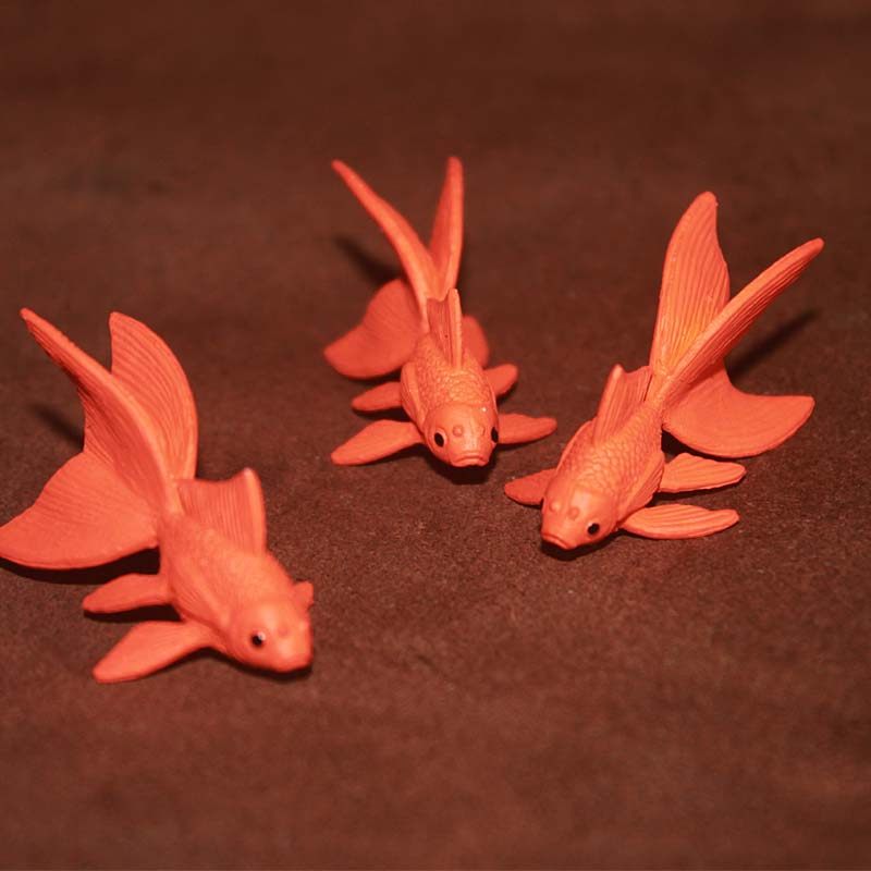 safari 正版散货 仿真模型玩具场景摆件 观赏鱼 小金鱼一个价格