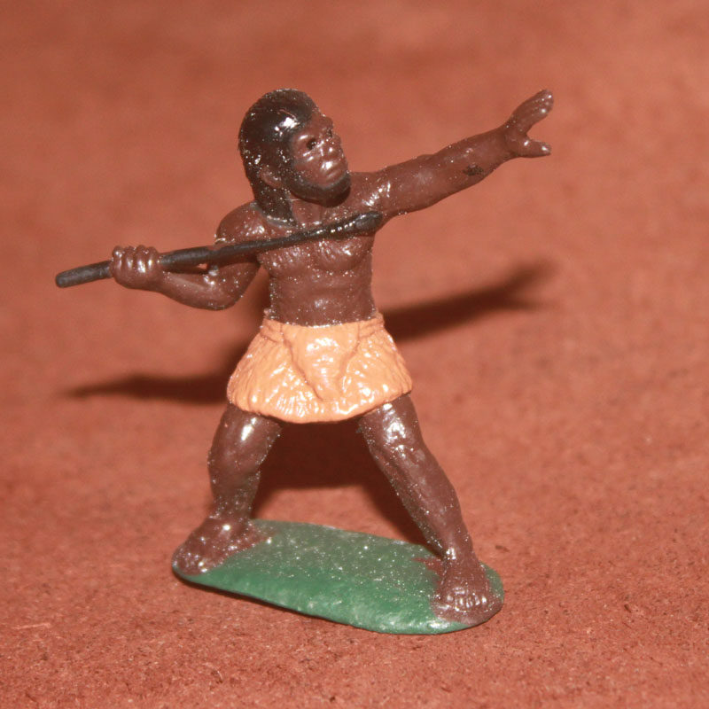 safari 仿真人偶模型玩具 人物摆件 投茅的原始人 穴居人