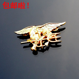 军迷美国海豹突击队胸章军衔勋章常服礼服胸徽胸前金属徽章标挂件