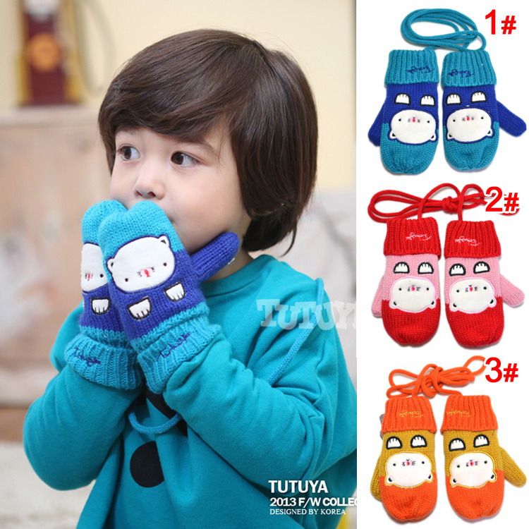 Gants pour enfants en de laine - Ref 2146500 Image 1