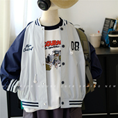 MILK KIDS.男童学院风拼接棒球服2026春秋新款 中童儿童运动风外套