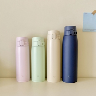 日本进口象印大容量便携运动保温保冷杯文艺简约杯子SMVB 600ml