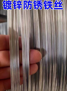 防锈镀锌铁丝铁线丝手工diy扎丝挂窗帘晾衣绳8/14细软铁丝线18号