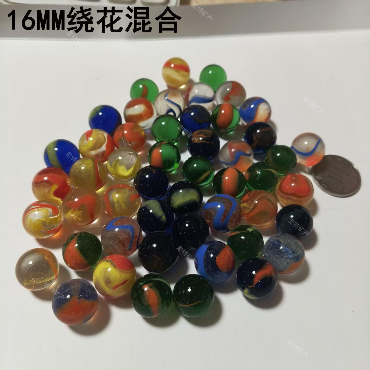 14mm玻璃球25mm玻璃珠弹珠机专用玻璃珠子大小弹珠儿童游戏机弹珠