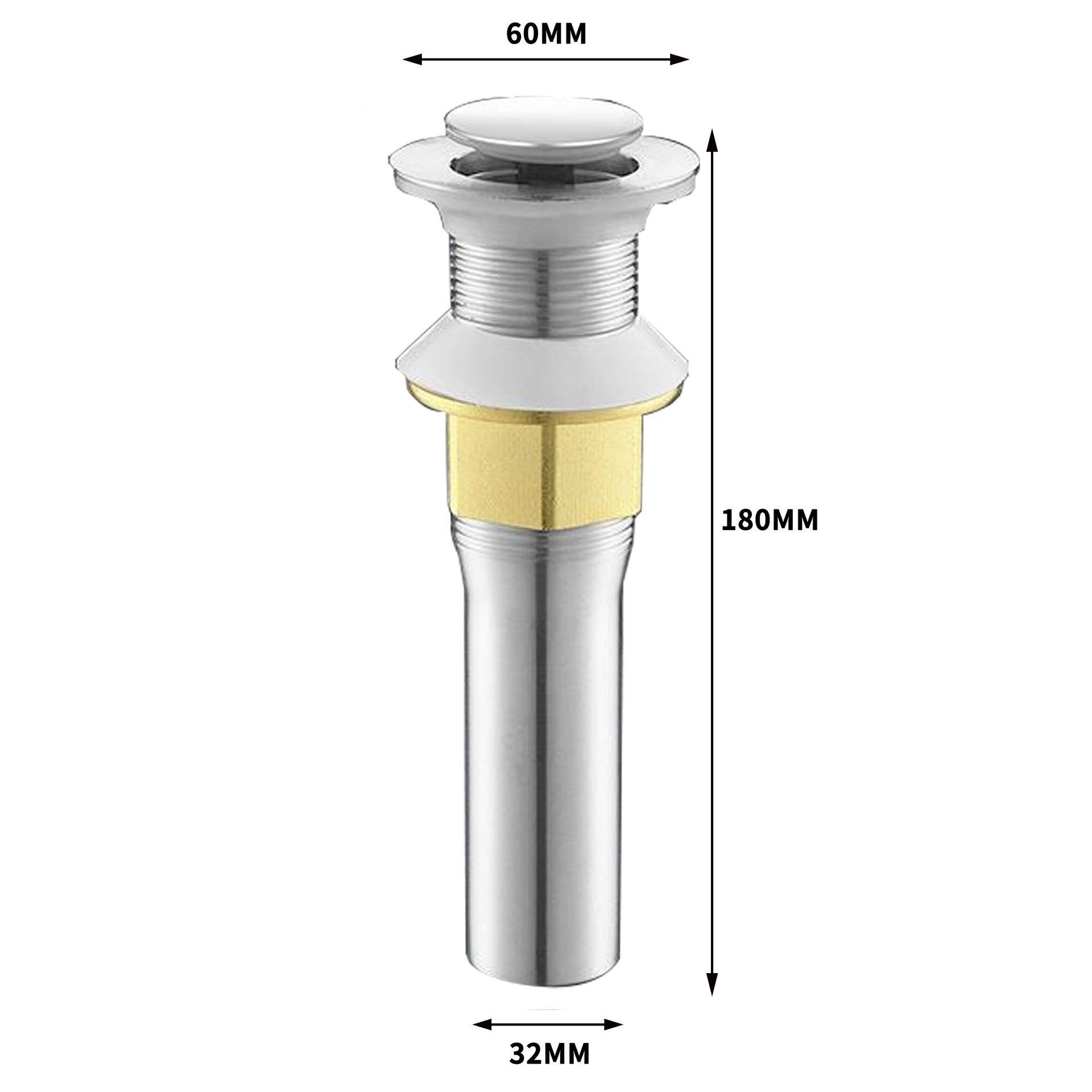 洗脸盆下水器管台盆厕所芯漏水配件塞弹跳排水器面盆不锈钢洗手盆