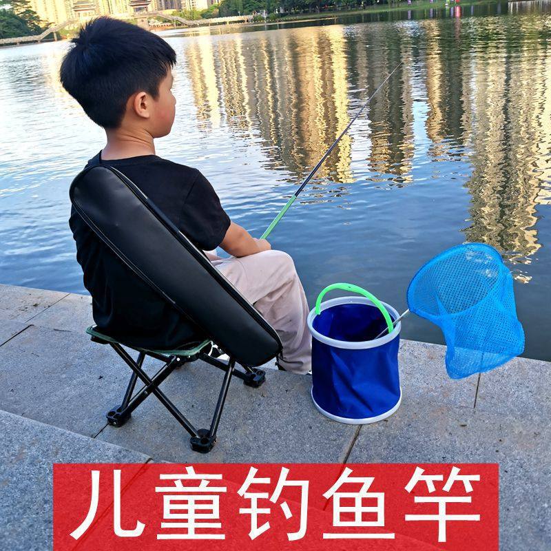 短节溪流竿渔具套装玻璃钢超轻