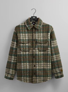KITH SHERIDAN SHIRT JACKET 2.0-Stadium 法兰绒羊羔毛夹克