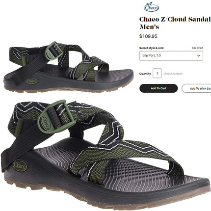 断码清货特价！美国CHACO户外凉鞋Z1 CLASSIC  / ZCLOUD / Zvolv