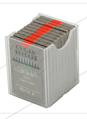 日本风琴机针DP×5工业缝纫机平车鞋机锁眼套结双针车机针DP*5