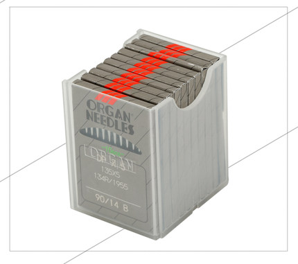 日本风琴机针DP×5工业缝纫机平车鞋机锁眼套结双针车机针DP*5