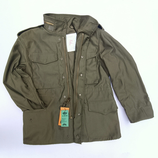 高档高端军迷军绿军版 保暖美军棉大衣外套 防水M65风衣夹克男冬季