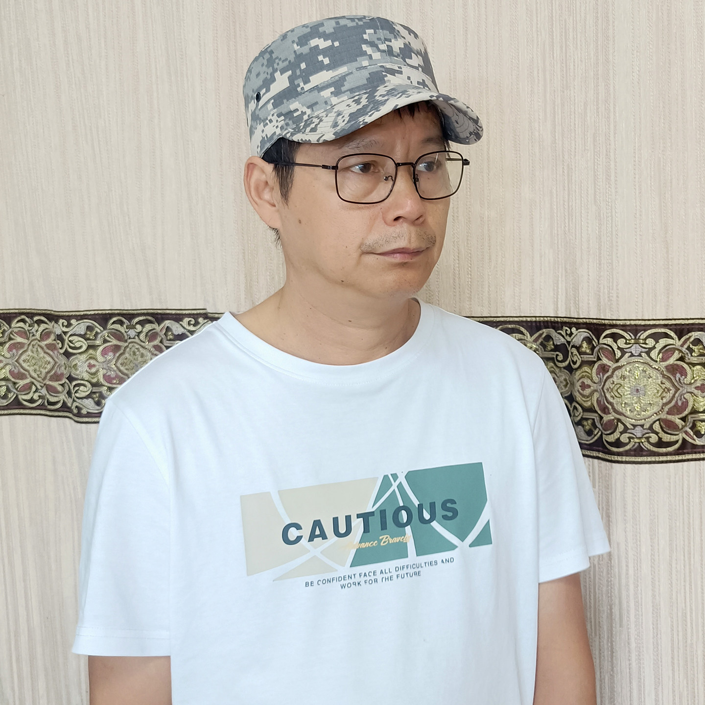 定制ACU迷彩战术平顶棒球帽男士战斗小兵帽子大头围可调节鸭舌帽
