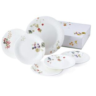 日本 NARUMI鸣海 露西花园系列1大5小五件套骨瓷盘子96010-23093P