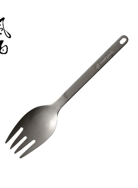 日本原产Snow Peak雪峰Titanium Spork户外野餐钛叉勺餐具SCT-125