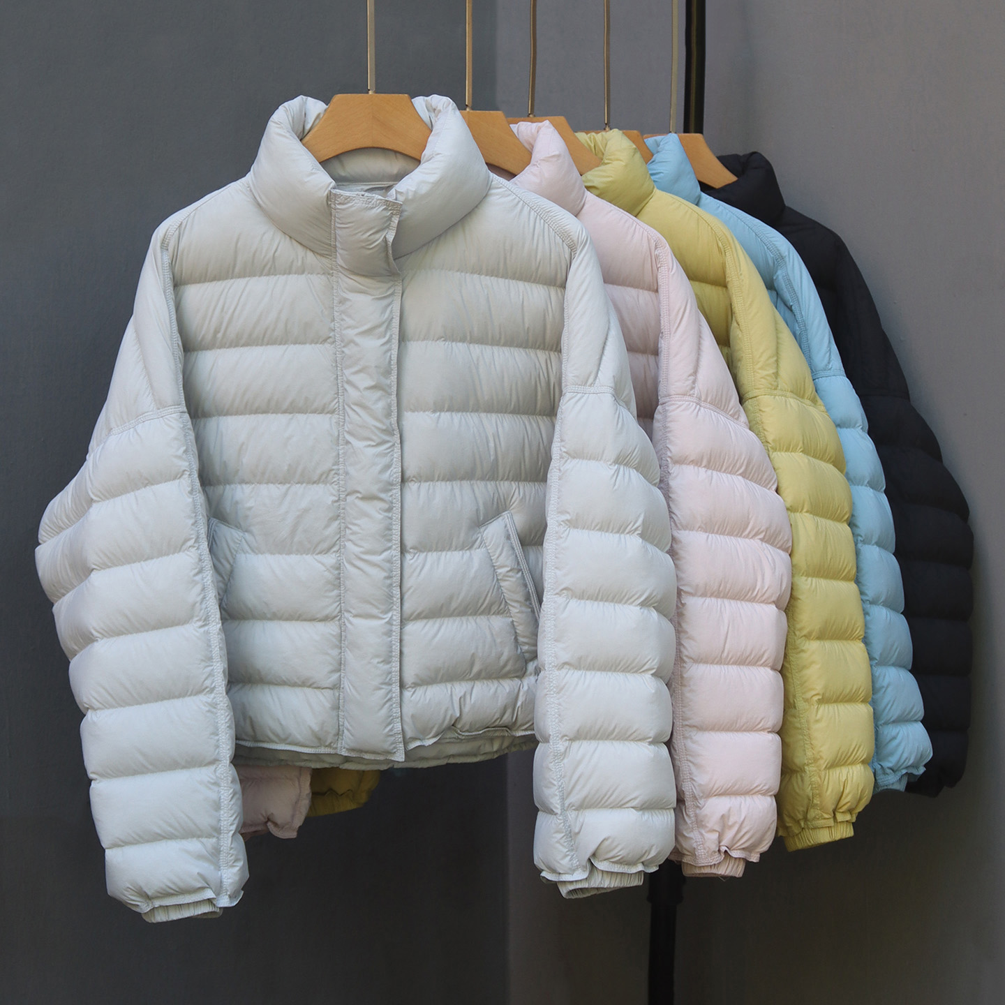 90白鸭绒轻羽绒女款薄90爆款外套