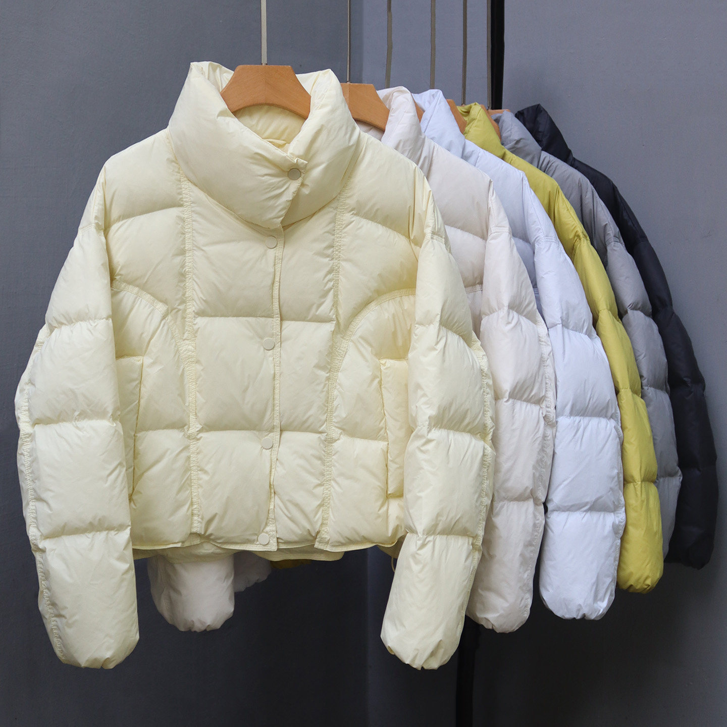 短款立领羽绒服女冬季保暖羽绒衣