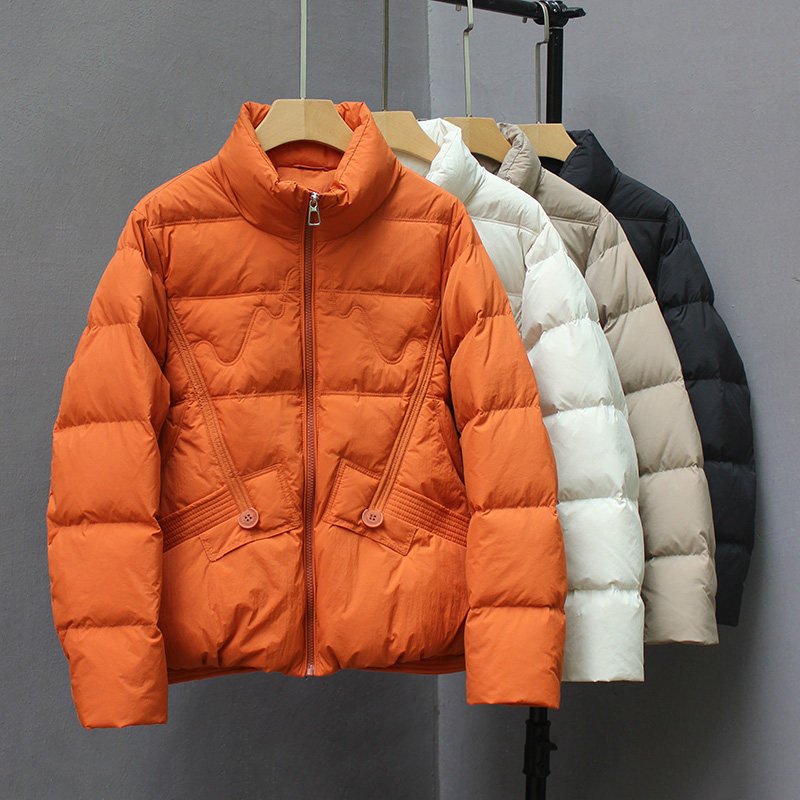 轻薄羽绒服女短款2025新款韩版时尚宽松白鸭绒小个子百搭春秋冬季