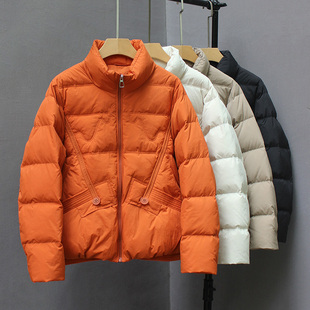 轻薄羽绒服女短款2025新款韩版时尚宽松白鸭绒小个子百搭春秋冬季