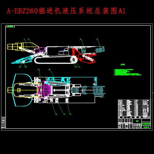 EBZ260悬臂式掘进机液压系统设计含8张CAD图