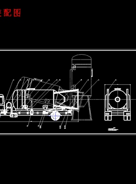 东风EQ1168背罐车改装设计含3张CAD图