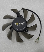 索泰GTS250 9800GT 9600GT显卡风扇 原装 孔距3.5cm 直径7.5cm四线