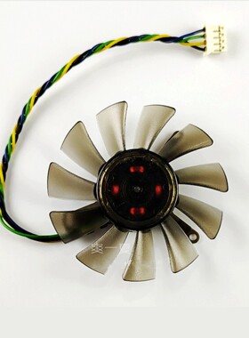 微星PNY七彩虹 双敏 斯巴达克8600GT 不规则孔 四线温控 显卡风扇