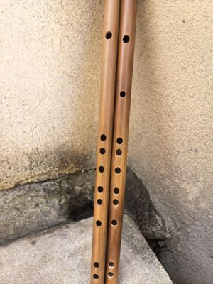 乐器无漆古风一节苦竹笛子素笛零基础初学横笛学生入门演奏无膜孔