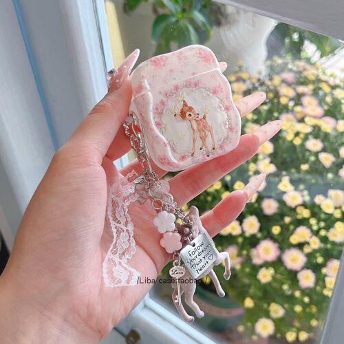 镂空花朵小鹿Airpods蓝牙耳机套