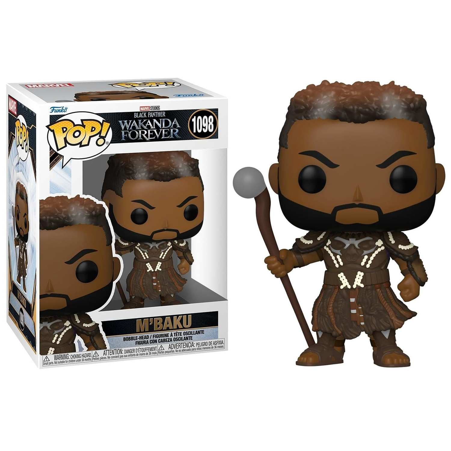 FunkoPOP漫威黑豹手办玩具模型