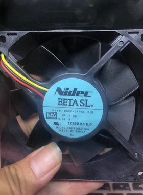 【Nidec正品散热风扇】D09C-24PS5 01B 92*92*32 24V 0.36A