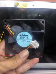 D08T 24TS9 4线 Nidec正品 0.16A 24.5V 散热风扇 8025 08BH1