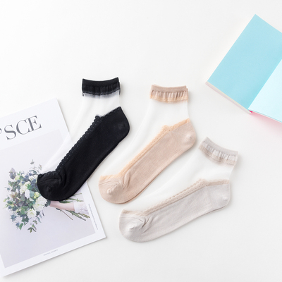 时尚透明甜美风女袜