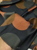 F Fabric Island's irregularly colored large polka dot soft and skin-friendly drape printed fabric is used for spring and summer clothing thumbnail 4