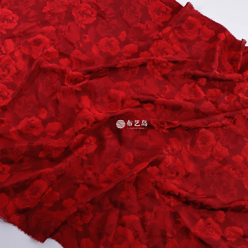 布艺岛聚酯纤维服装中国风布料