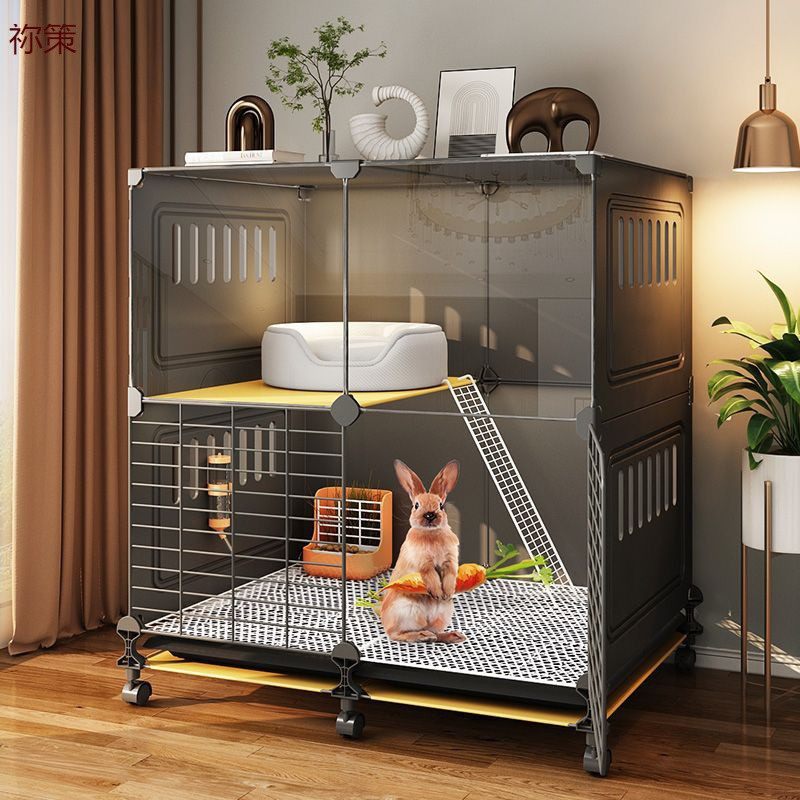 兔笼子家用大号防喷溅室内专用加固加密繁殖小型加高兔别墅收纳柜,宠物/宠物食品及用品,兔兔专用窝,淘宝优惠券,粉丝福利购,淘宝优惠卷