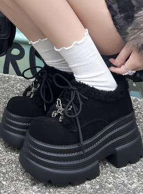 古菲斯奇女鞋松糕厚底休闲鞋增高