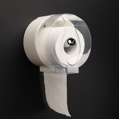 卷纸盒美可防水吸盘圆形卷纸架