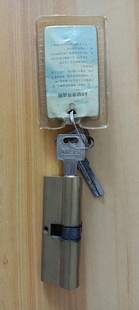 双槽锁B号：插. 货锁芯 5cmA83电脑219开正芯30