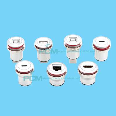 RJ45USB金属圆形HDMI连接器