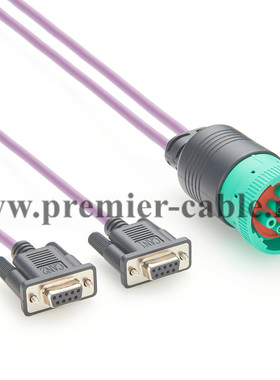 J1939 CAN电缆DEUTSCH连接器转双DB9针汽车连接线