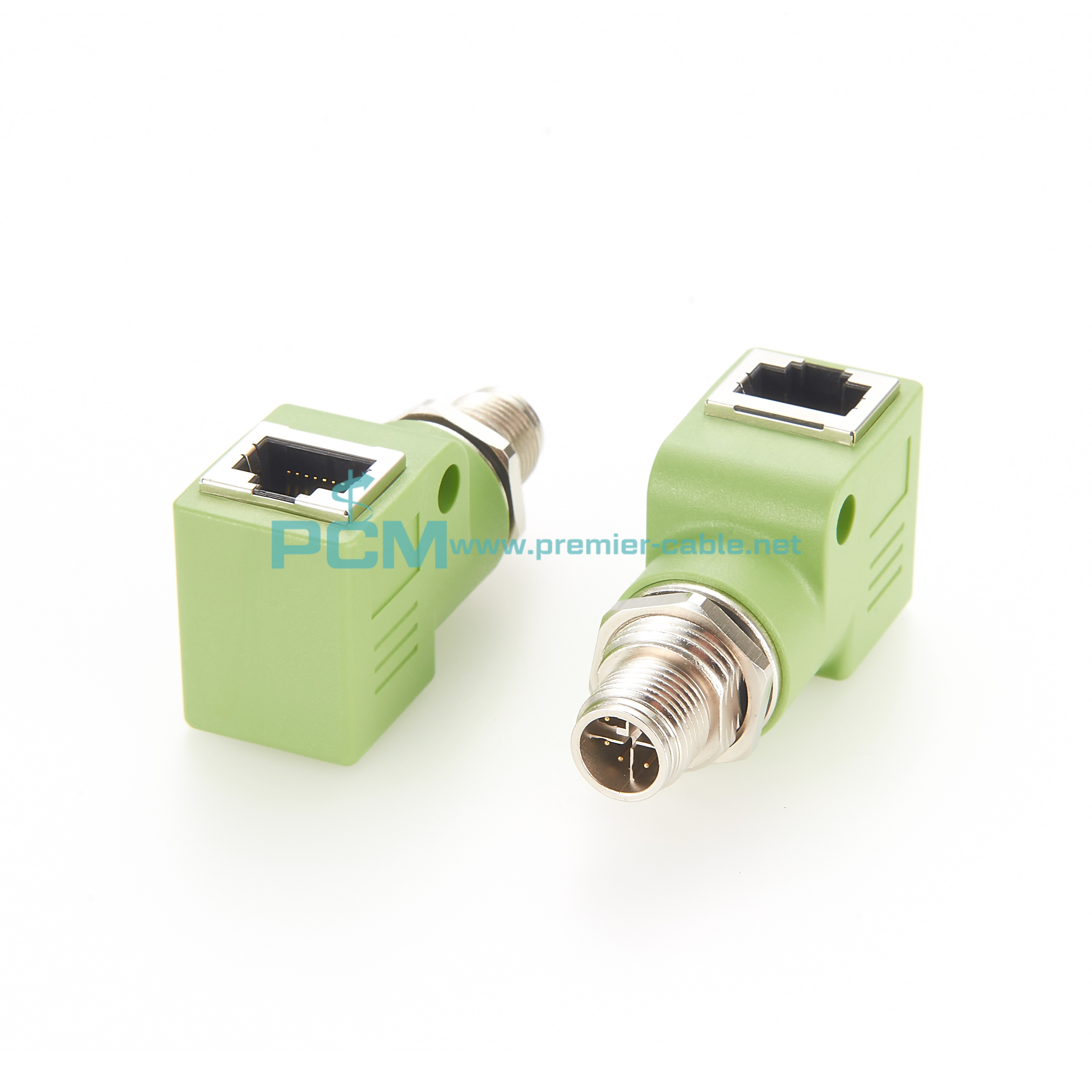 M12X编码转RJ45以太网延长接头