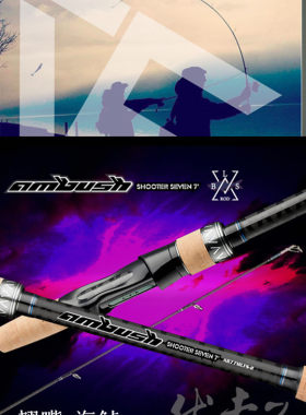 托马斯VFT远投海鲈鱼杆翘嘴竿